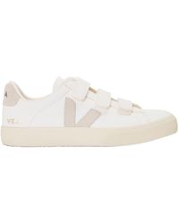 Veja - Recife Leather Velcro Court Trainers - Lyst
