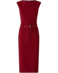Pinko - Acalypha Belted Sleeveless Dress - Lyst