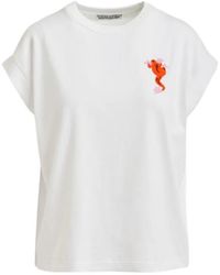 Essentiel Antwerp - Jungala Beaded Motif T-Shirt - Lyst