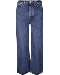 Samsøe & Samsøe - Denim Trousers With Belt Loops - Lyst