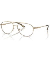 Emporio Armani - Pilot Frame Glasses - Lyst