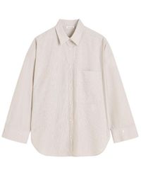 By Malene Birger - Derris Striped Button-Up Shirt - Lyst