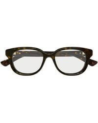 Gucci - Eyewear Square Frame Glasses - Lyst