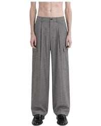 Giorgio Armani - Marl-Pattern Cargo Trousers - Lyst
