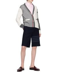 Thom Browne - Bar Striped Bermuda Shorts - Lyst