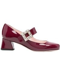 Roger Vivier - Crystal Clasp High Heels - Lyst
