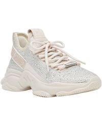 Steve Madden - Rhinestone Embellished Chunky Platform Sneakers - Lyst
