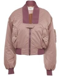 Chloé - Chloé Maxi-Collar Bomber Jacket - Lyst