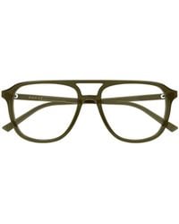 Gucci - Aviator Eyeglasses - Lyst