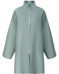 Fabiana Filippi - Long-Sleeve Zip-Up Coat - Lyst