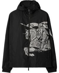 Burberry - Ekd Lightweight Hooded Zip-Up Jacket - Lyst