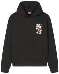 KENZO - Wild Tiger Embroidered Hoodie - Lyst