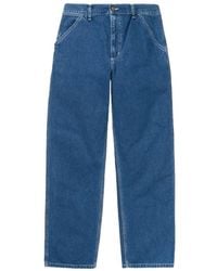 Carhartt - Simple Straight-Leg Mid-Rise Jeans - Lyst