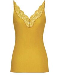 Saint Laurent - Laced Tank Top - Lyst