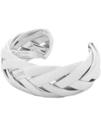 Loewe - Large Braided Cuff - Lyst