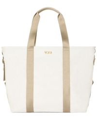 Tumi - Logo-Plaque Luggage-Tag Tote Bag - Lyst