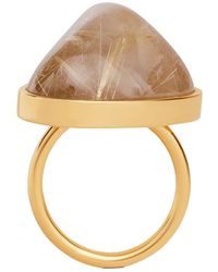 Celine - Decorated Rutile Quartz Ring - Lyst