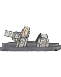 Dior - Christian Act Logo Plaque Sandals - Lyst