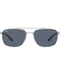 Ray-Ban - Rectangular Frame Sunglasses - Lyst