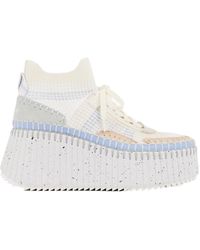 Chloé - Chloé Nama Wedge Sneakers - Lyst