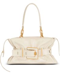 Balmain - Anthem Buckled Shoulder Bag - Lyst