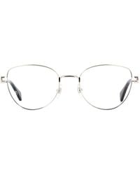 Cartier - Logo Plaque Butterfly Frame Glasses - Lyst