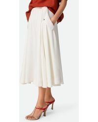 Bottega Veneta - Pleated Midi Skirt - Lyst
