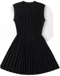 Alaïa - Round Neck Dress - Lyst