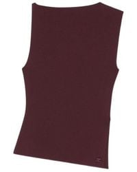 Courreges - Courrèges Oblique Interlock Top - Lyst