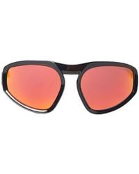 Moncler - Eyewear Pentagra Geometric Sunglasses - Lyst