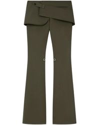 Courreges - Layered-Skirt Bootcut Trousers - Lyst