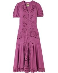 FARM Rio - Richilieu Sateen Maxi Dress - Lyst