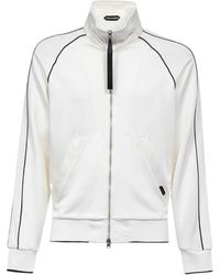 Tom Ford - Logo-Patch Zip-Up Jacket - Lyst