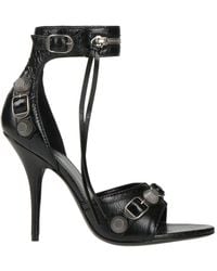 Balenciaga - Round-Toe High-Heel Sandals - Lyst