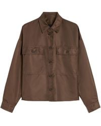 Weekend by Maxmara - Vivetta Cropped Shirt - Lyst