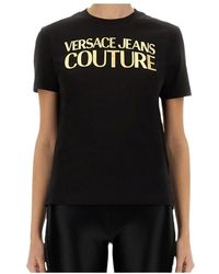 Versace Jeans Couture - Couture Logo Printed Crewneck T-Shirt - Lyst