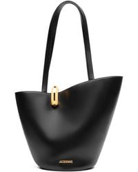 Jacquemus - The Medium Bambola Medium Asymmetric Bucket Bag - Lyst