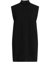 Max Mara - Solid-Colored Wool Sleeveless Dress - Lyst