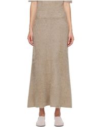 Lisa Yang - Asta Midi Skirt - Lyst