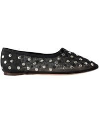 Loeffler Randall - Studded Mesh Ballet Flats - Lyst