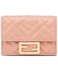 Fendi - Baguette Micro Trifold Wallet - Lyst