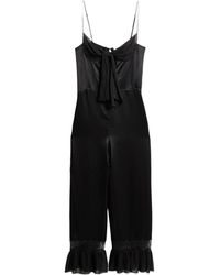 Saint Laurent - Satin Sleeveless Dress - Lyst