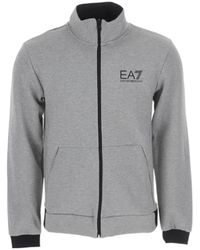 EA7 - Zipper Casual Jacket - Lyst