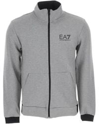 EA7 - Zipper Casual Jacket - Lyst