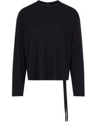 Ann Demeulemeester - Printed Long Sleeved T-Shirt - Lyst