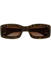 Gucci - Eyewear Rectangular Frame Sunglasses - Lyst