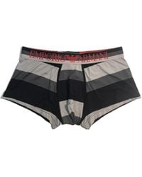 Emporio Armani - Logo Striped Panties - Lyst