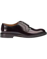 Doucal's - Round-Toe Lace-Up Derby Shoes - Lyst