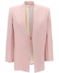 Victoria Beckham - Straight Hem Oversized Blazer - Lyst