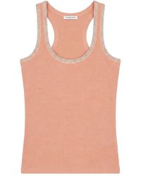 Patrizia Pepe - Rhinestone Trim Vest - Lyst
